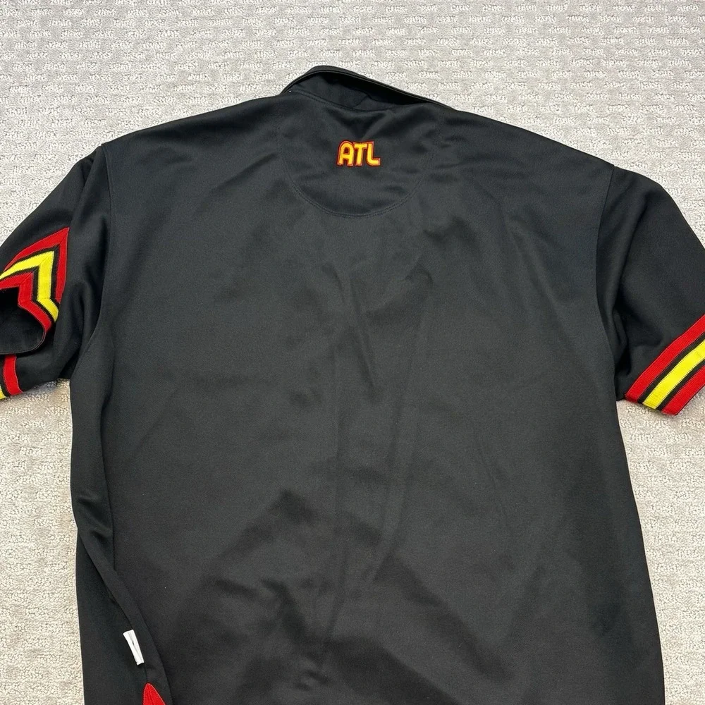Atlanta Hawks Retro Nike Rewind NBA Basketball Warmup Shooting Shirt Jersey XL